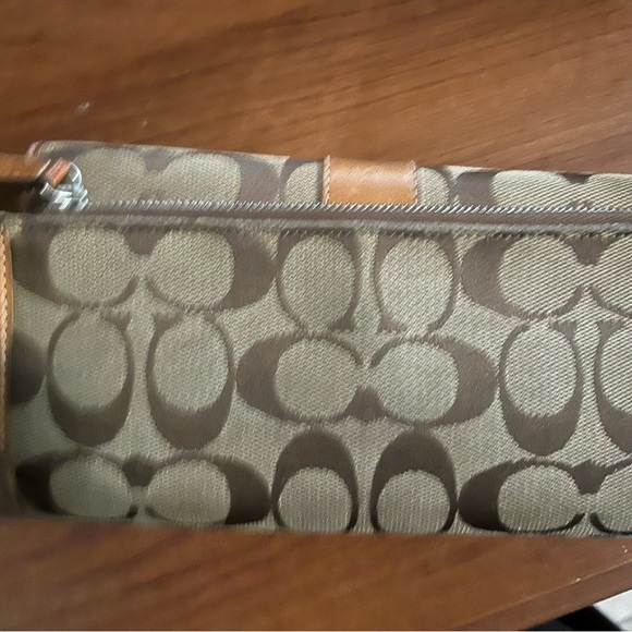 Coach Wallet with Brown Signature Design - Picture 2 of 8